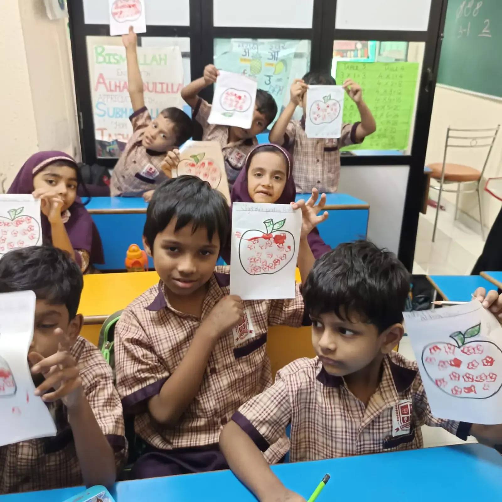 Students at Blueberry English School